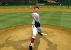 Pitching as a leftie in Major League Baseball 2K12 for PSP