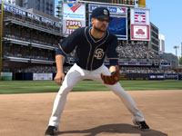 Setting up for a play in the infield in MLB 12 The Show
