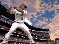 Albert Pujols standing ready at the plate in MLB 12 The Show