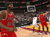 Rip Hamilton moving away without the ball in NBA Live 13