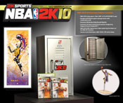 NBA 2K Tenth Anniversary Edition box contents for Xbox 360