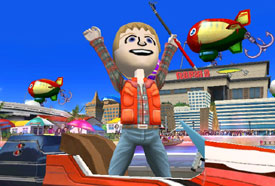 In-game Mii use in Rapala: We Fish