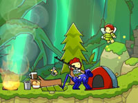 Maxwell's monkey-powered transport in Scribblenauts Unlimited