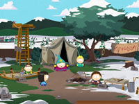 A South Park style RPG town from South Park: The Stick of Truth sp.tsot.02.sm