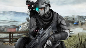 Hero shot of one of the Ghosts in Tom Clancy's Ghost Recon: Future Soldier
