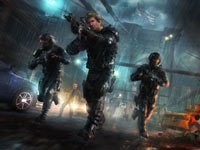 Leading your team through an urban environment in Tom Clancy's Rainbow 6 Patriots