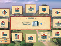 In-game main menu from Tropico 4