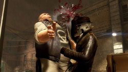 'Rorschach releasing some rage in 'Watchmen: The End is Nigh Complete Experience'