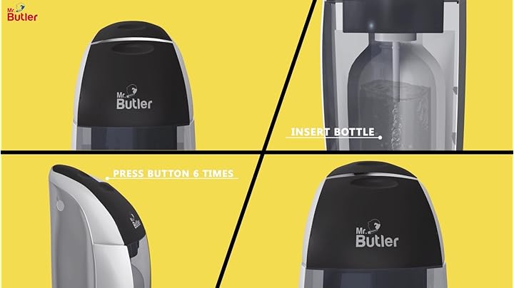 Mr. Butler Italia Sodamaker - Grey/White: Amazon.in: Home & Kitchen