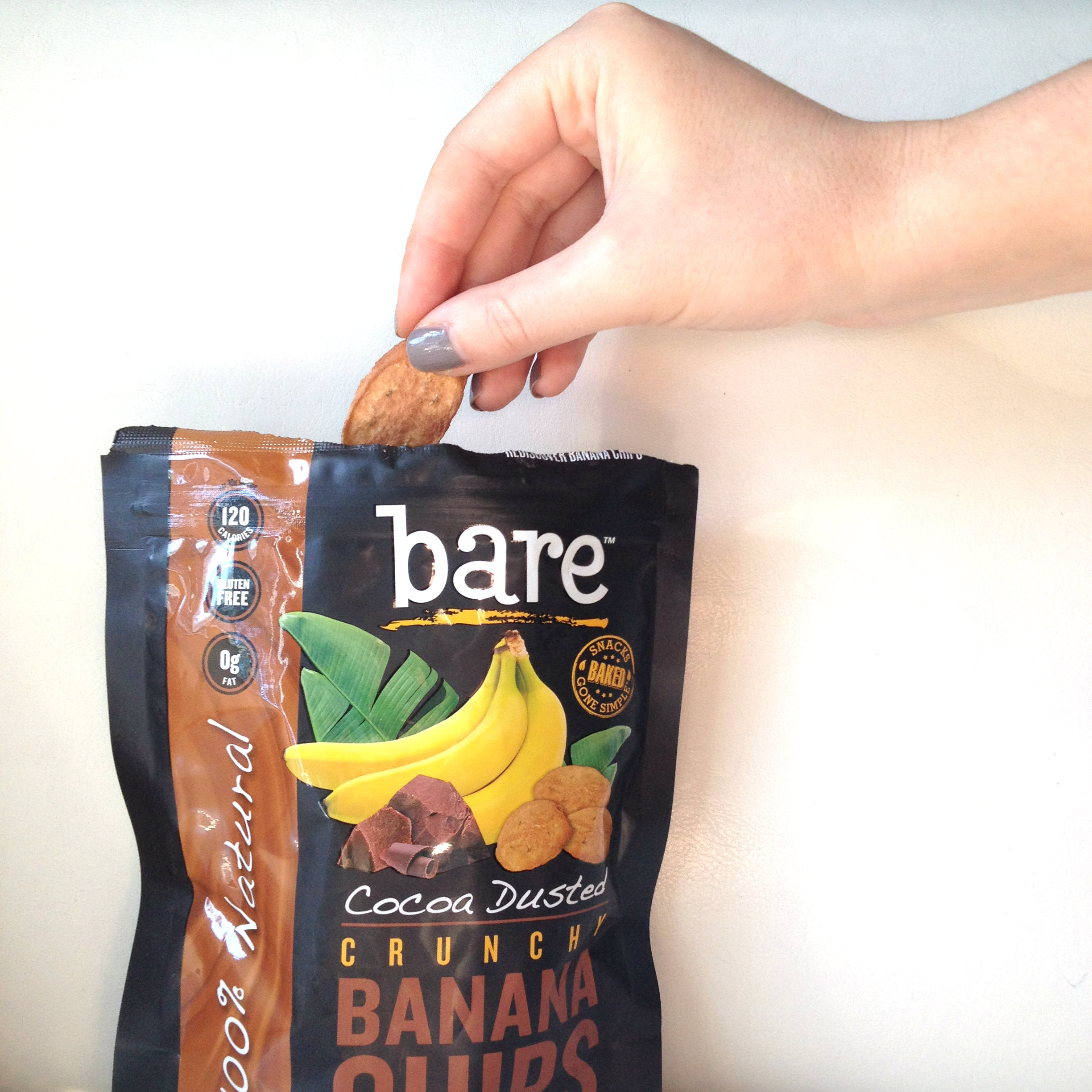 Bare Natural Banana Chips, Simply, Gluten Free + Baked, 6 Count