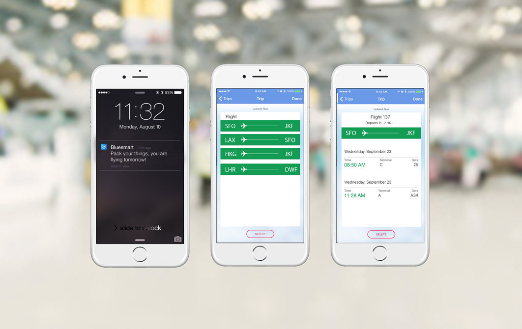 Bluesmart Smart CarryOn Suitcase, Connects to Your