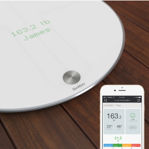 QardioBase Smart Digital Bathroom Scale: Qardio Fitness, BMI, Weight ...
