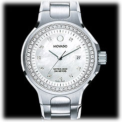 movado series 800 women's diamond