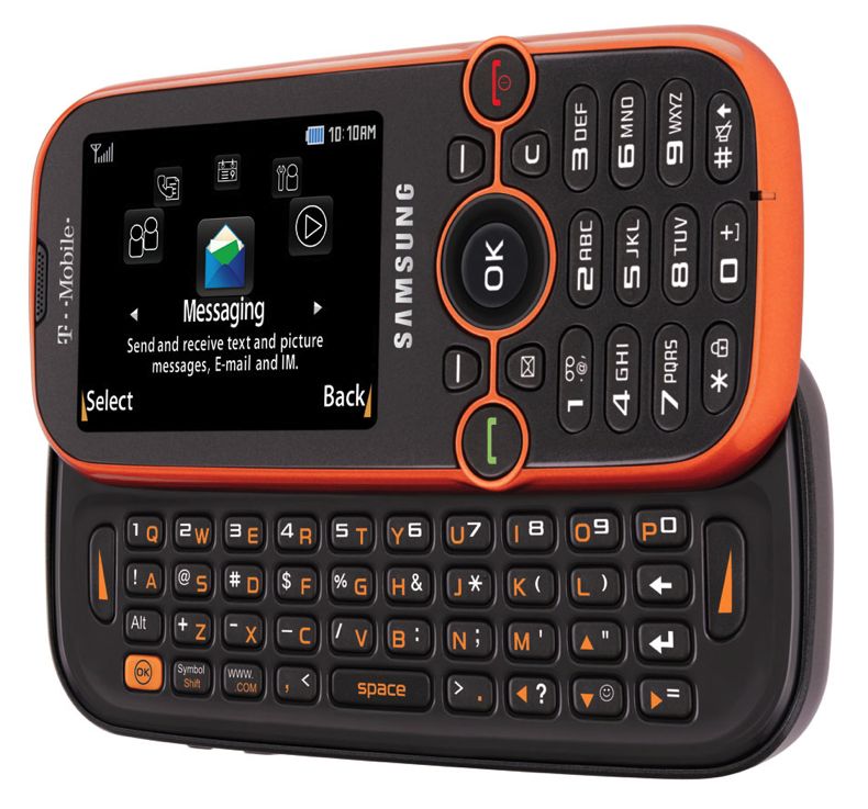 Samsung Gravity 2 T469 Cell Phone TMobile Orange Cell