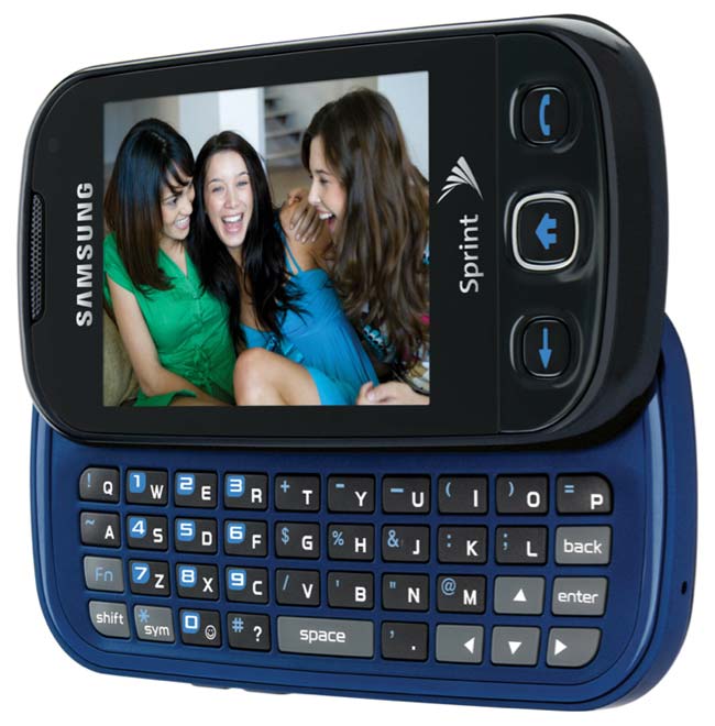 Samsung Seek M350 Phone, Cool Blue (Sprint) Cell Phones