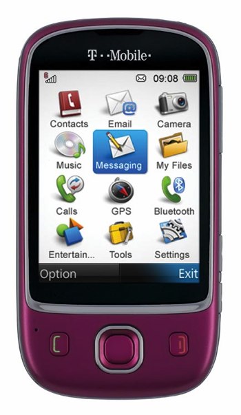 Amazon Com T Mobile Tap Phone Berry T Mobile Electronics