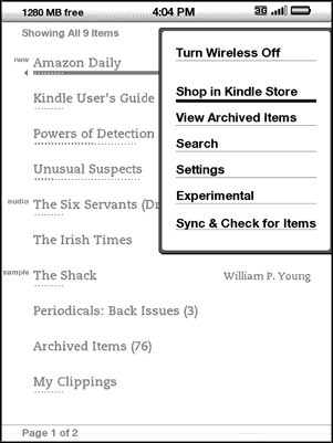 Amazon.com Help: Navigating Your Kindle