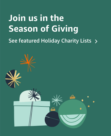 Join us in the Season of Giving. See featured Holiday Charity Lists.