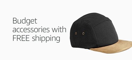 Budget accessories with free shipping