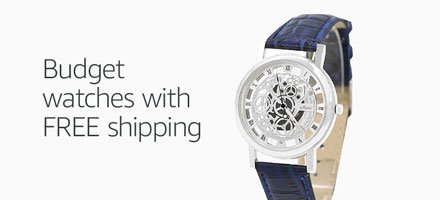 Budget watches with free shipping