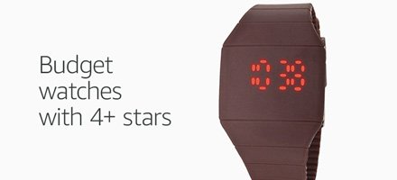 Budget watches with 4+ stars