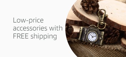 Low price accessories with FREE shipping