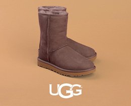 UGG. Image of an ugg classic short boot, Shop Now.