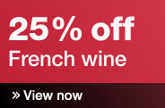 25% off French wines