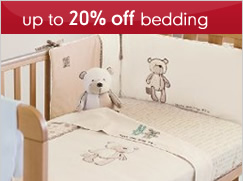 save up to 20% on bedding
