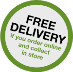 Free Delivery if you order online and collect in store