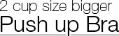 2 Cup Sizes Bigger Bra