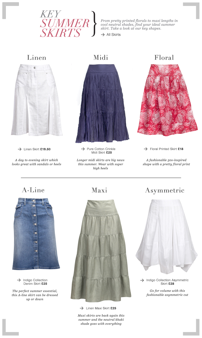 Key Summer Skirts