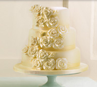 Rose Wedding Cakes