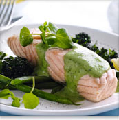 Lochmuir&trade; Salmon with a Watercress Sauce
