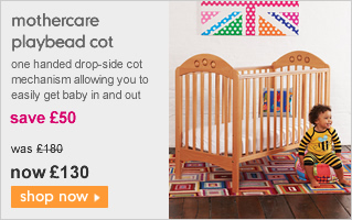 Mothercare Playbead Cot - save £50