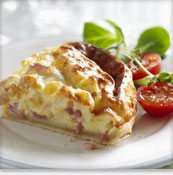 Ham & Cheese Crustless Quiche