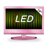 M&S 19 inch 97 Series with Freeview & DVD Combi Pink LED TV