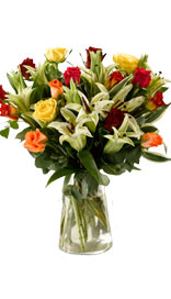Fairtrade Large Rose & Lily Bouquet