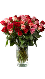 Simply Hot Mix Roses Bouquet