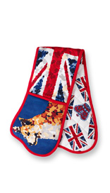 Diamond Jubilee Double Oven Mittens