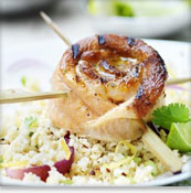 Cajun Spiced Pinwheels