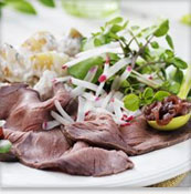 Roast Beef & Horseradish Potato Salad