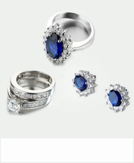 Platinum plated jewellery 