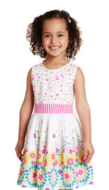 Young Girls' Floral Dress