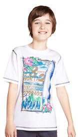 Older Boys Surf Board T-Shirt