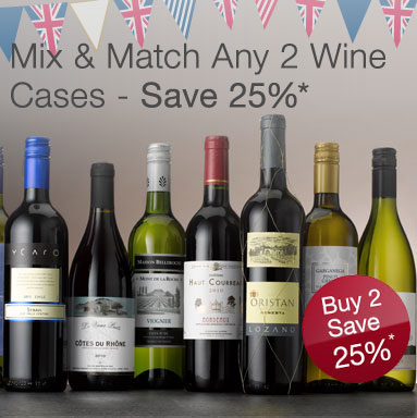 Buy Any 2 Wine Cases - Save 25% 
