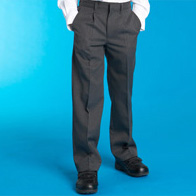 Boys' Supercrease&trade; Pleat Front Trousers