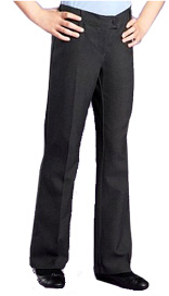 2 Pack - Girls' Crease Resistant Trousers