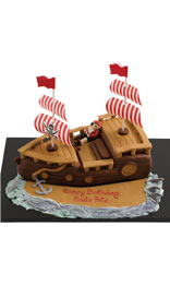 Pirate Ship Cake