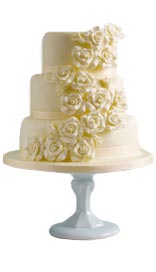 White Chocolate Rose Assorted Cake